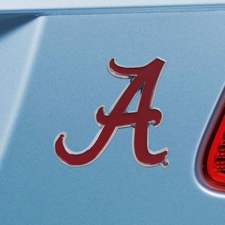 Alabama Crimson Tide Color Metal Auto Emblem