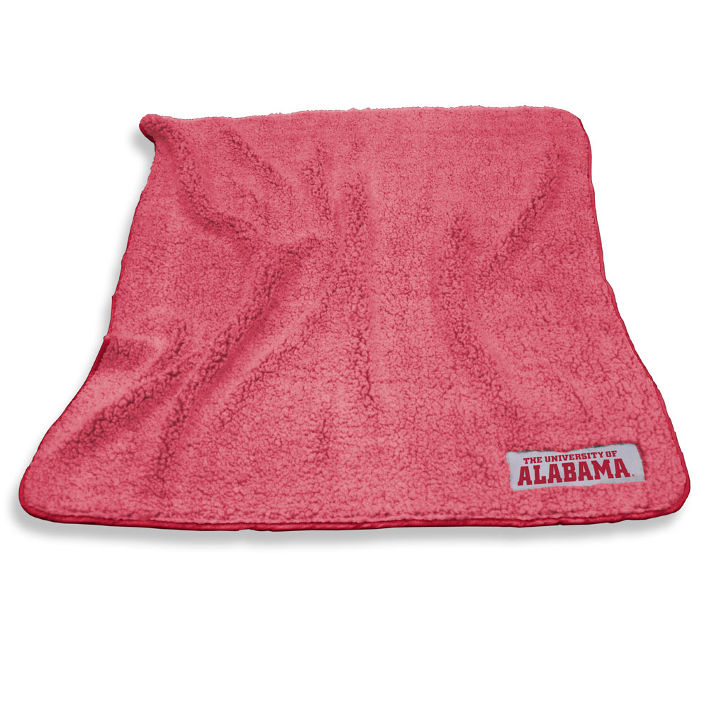 Alabama Crimson Tide Color Frosty Throw Blanket