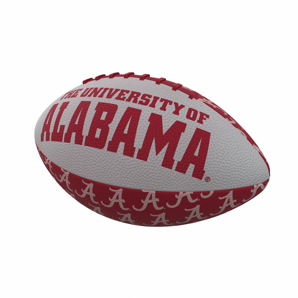 Alabama Crimson Tide MINI Size Rubber Football