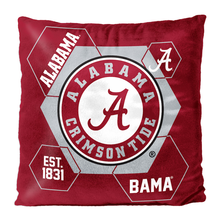 Alabama Crimson Tide Velvet REVERSE Pillow