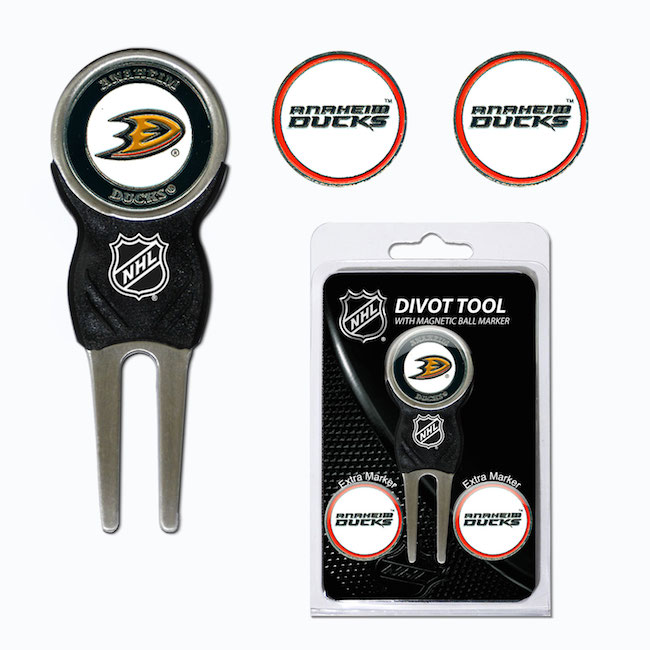 Anaheim Ducks 3 Marker Signature Divot Tool Pack