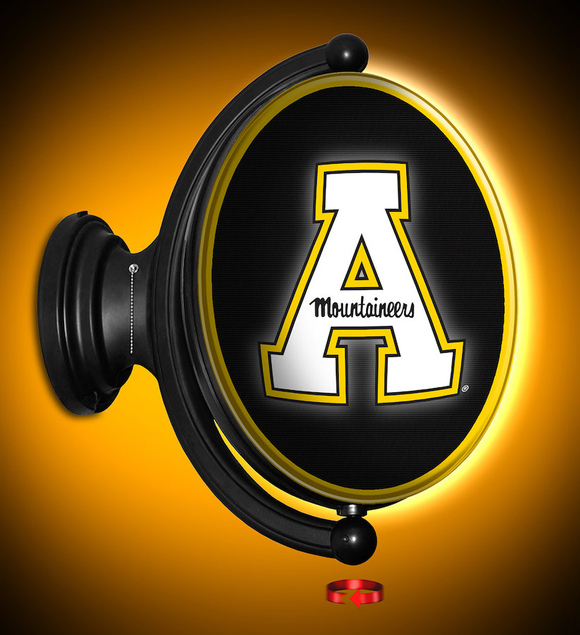 Appalachian State Mountaineers LED Rotating Wall Sign ~ 1