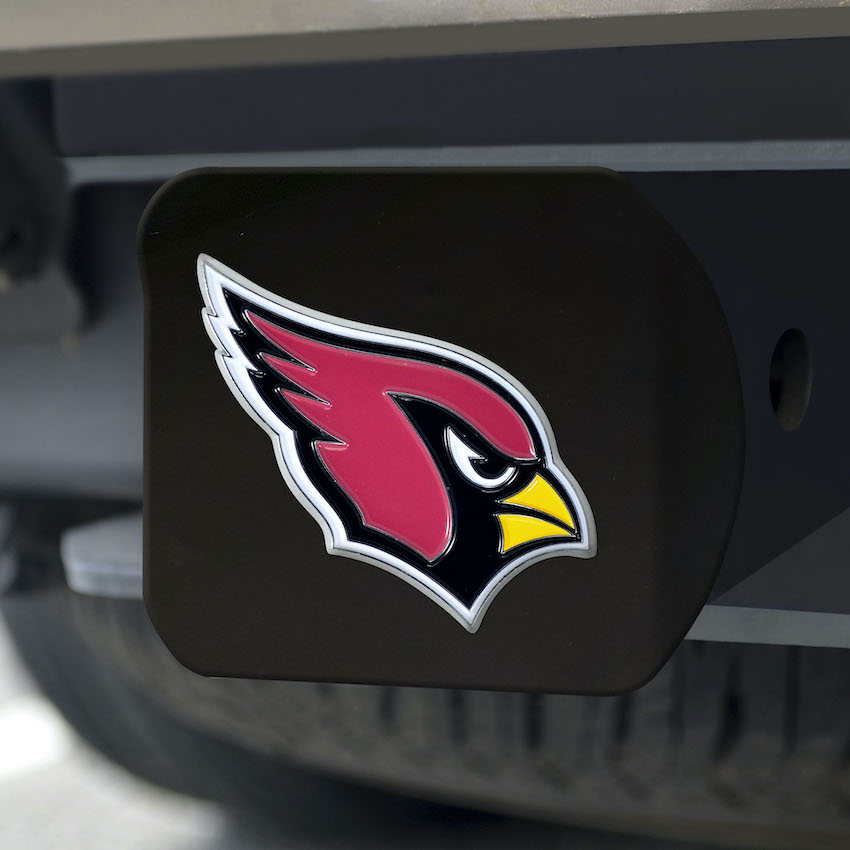 Arizona Cardinals Black and Color Trailer Hitch Cover