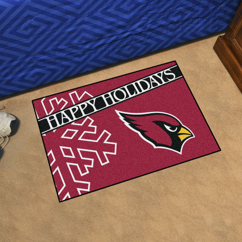 Arizona Cardinals Holiday Floor Mat