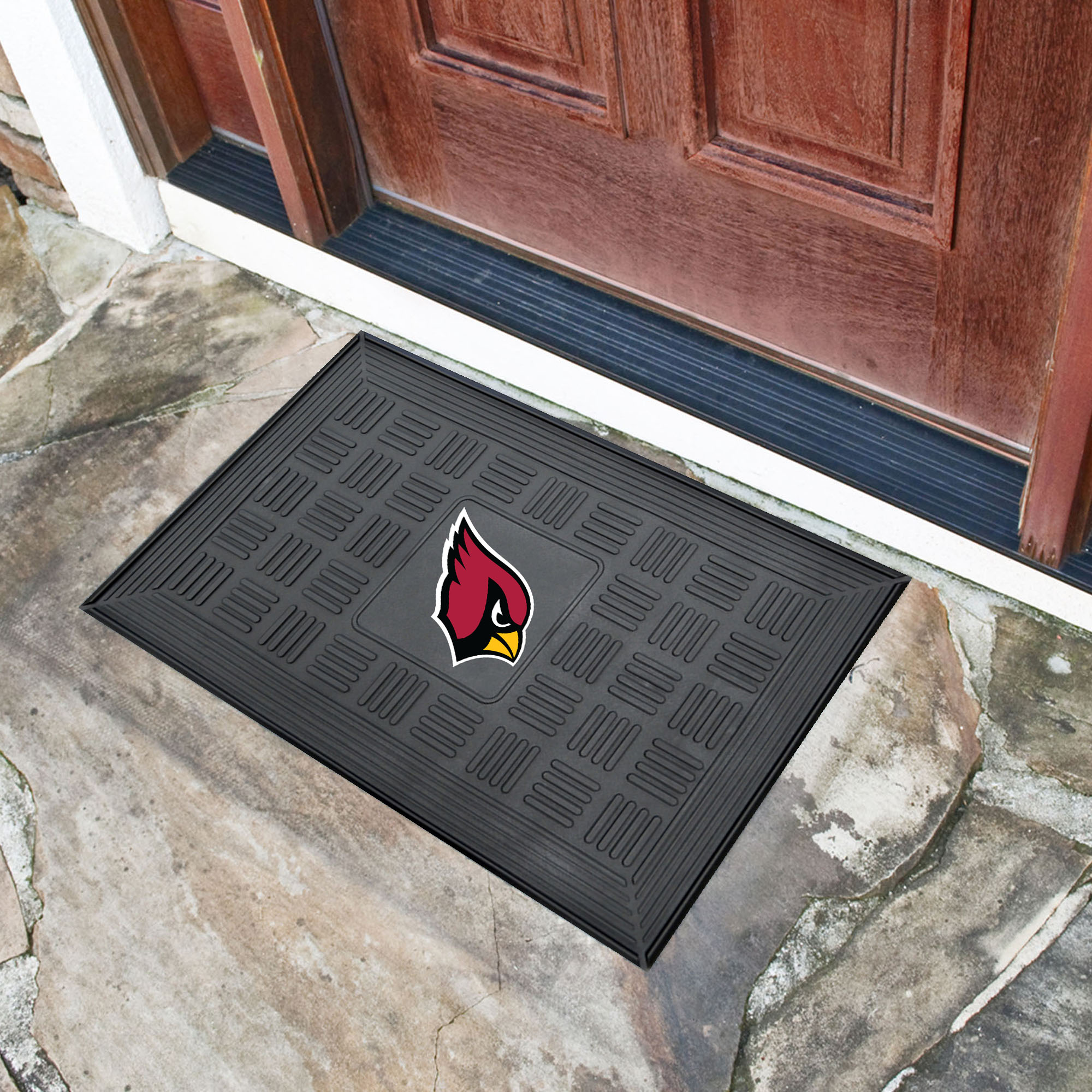 Arizona Cardinals MEDALLION Vinyl Door Mat