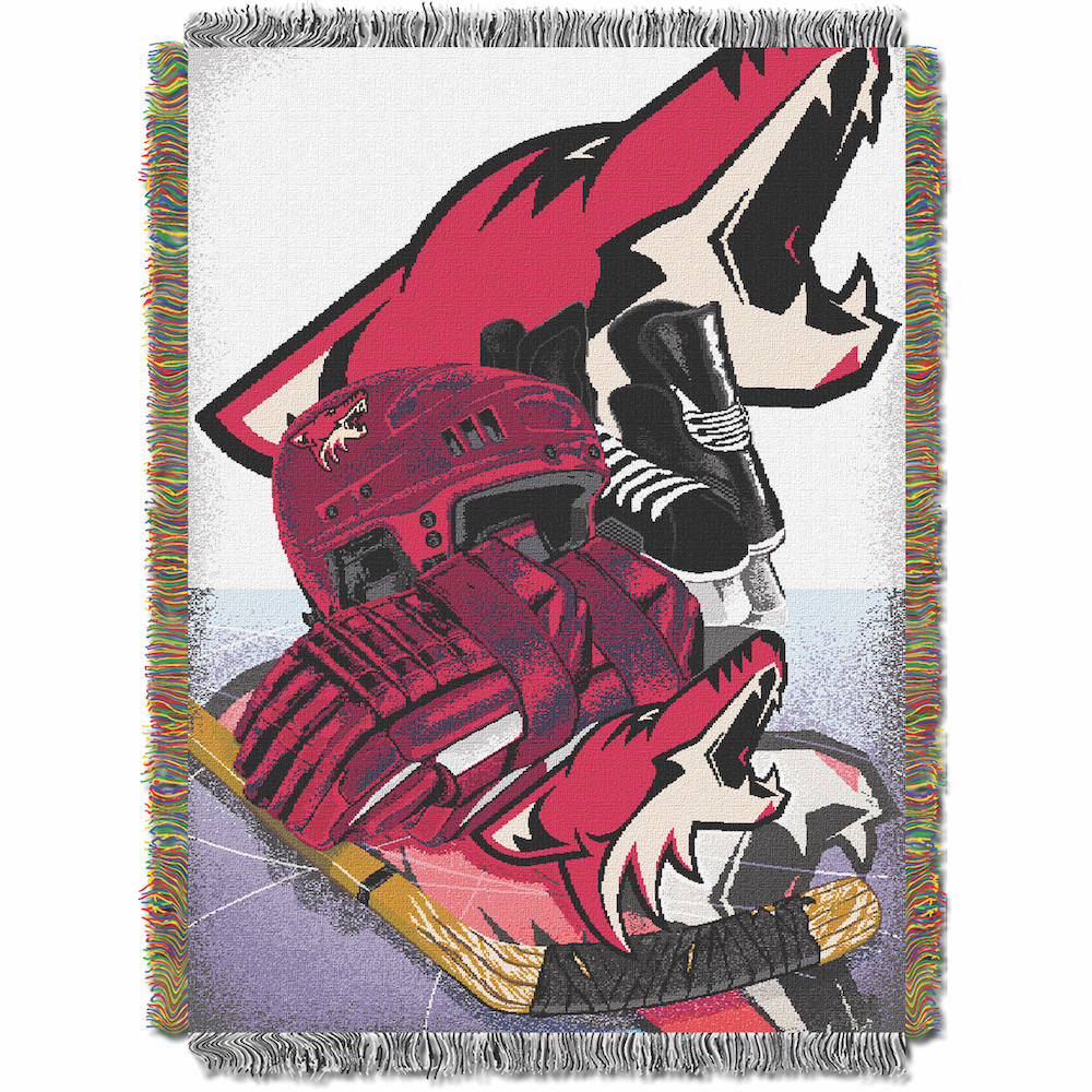 Arizona Coyotes Home Ice Advantage Series Tapestry Blanket 48 x 60