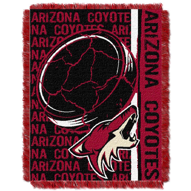 Arizona Coyotes Double Play Tapestry Blanket 48 x 60