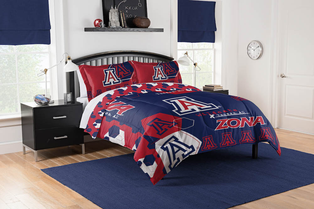 Arizona Wildcats QUEEN/FULL size Comforter and 2 Shams