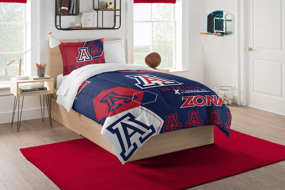 Arizona Wildcats Twin Comforter Set with Sham
