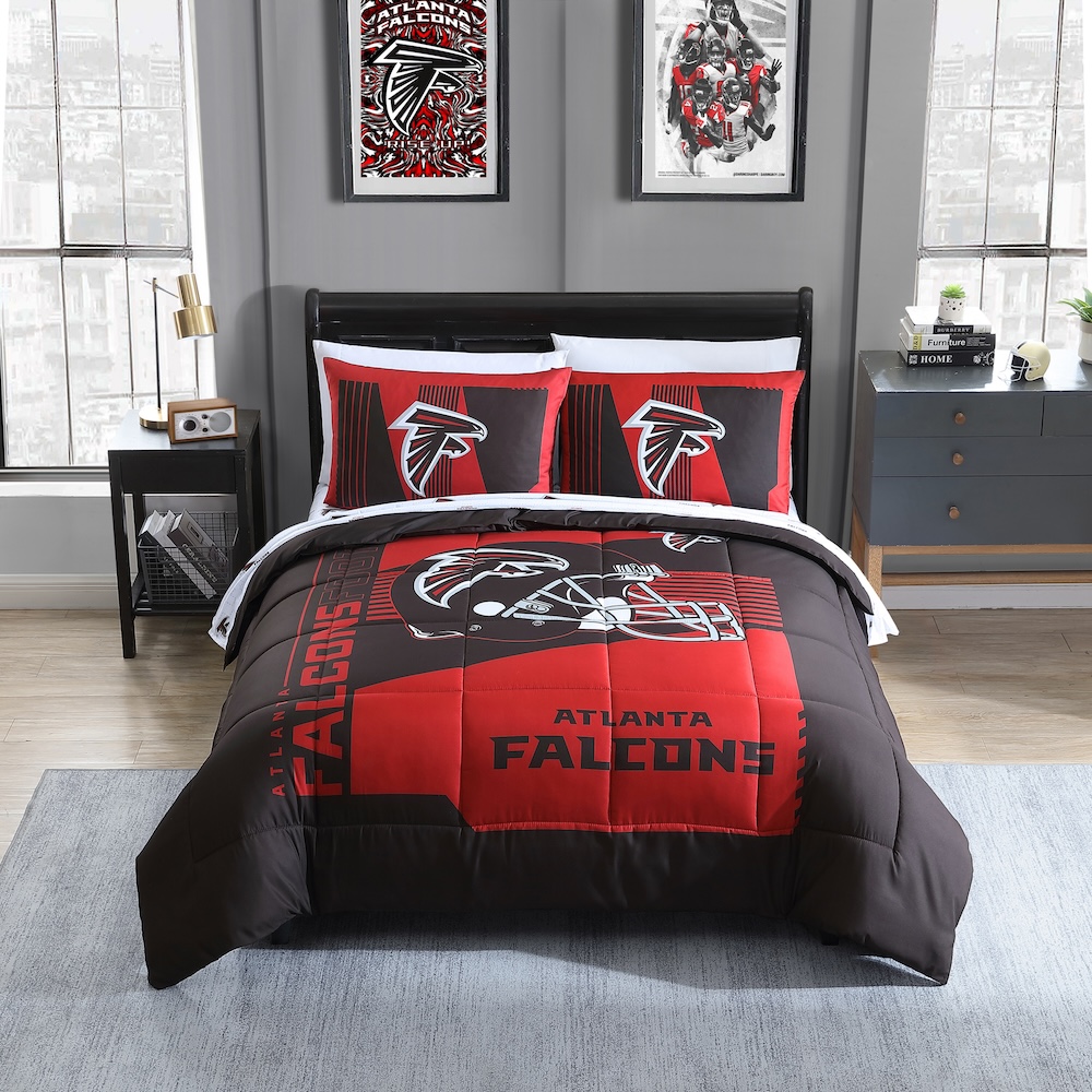 Atlanta Falcons FULL Bed in a Bag Set