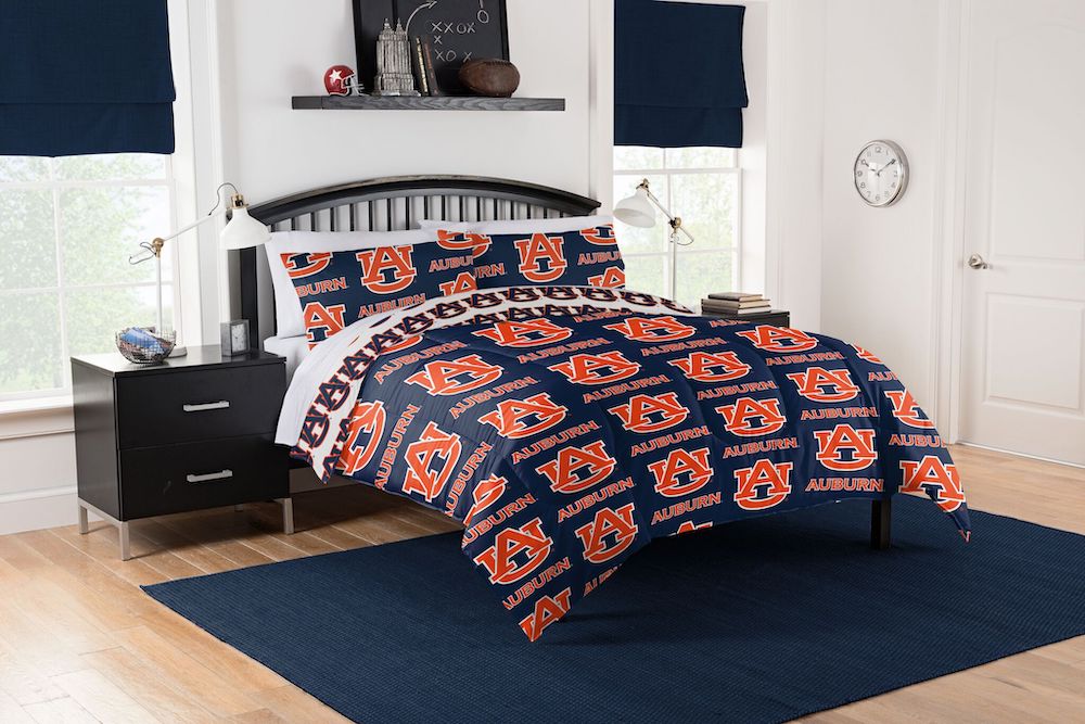Auburn Tigers FULL Bed in a Bag Set