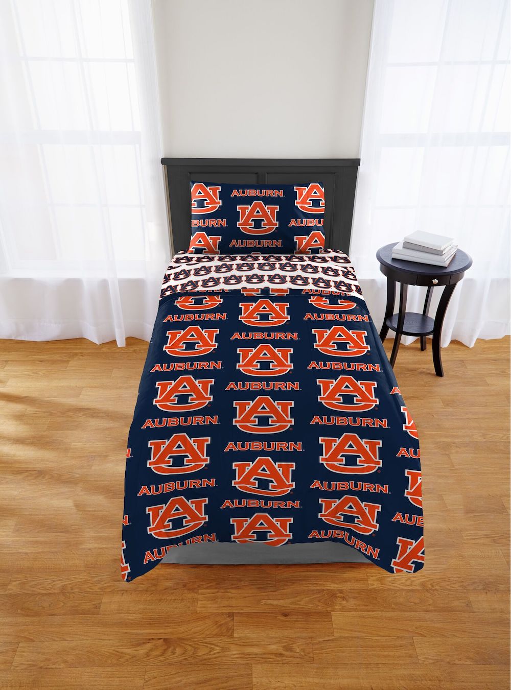 Auburn Tigers TWIN Bed in a Bag Set