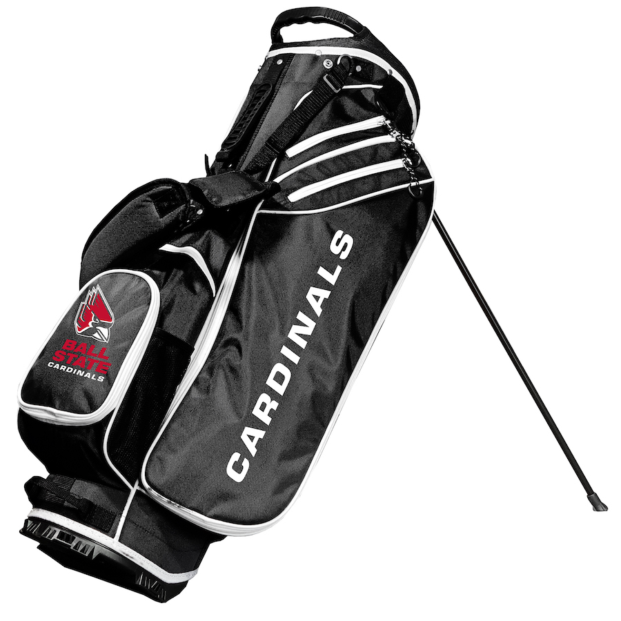 Ball State Cardinals BIRDIE Golf Bag with Built in Stand
