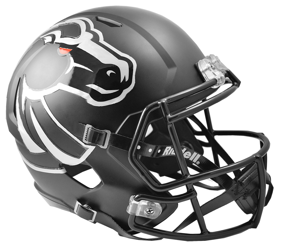 Boise State Broncos SPEED Replica Football Helmet - BLACK