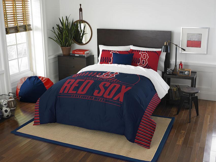 Boston Red Sox QUEEN/FULL size Comforter and 2 Shams