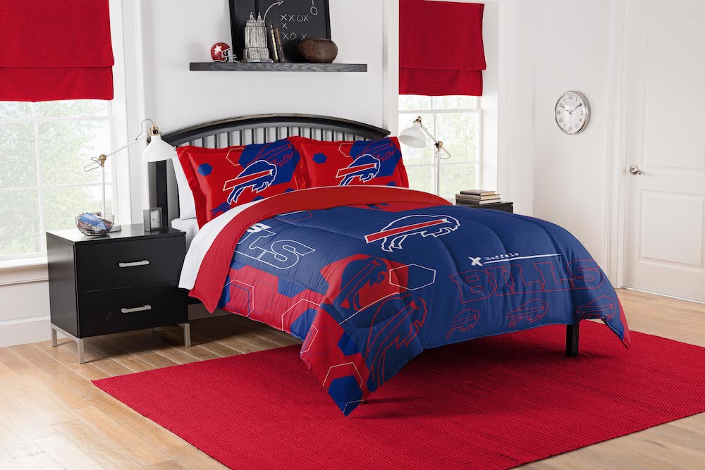 Buffalo Bills KING size Comforter and 2 Shams