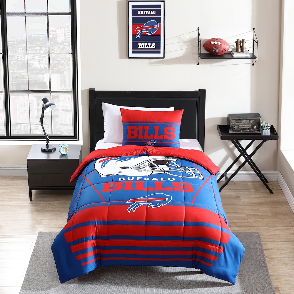 Buffalo Bills Twin Comforter Set with Sham