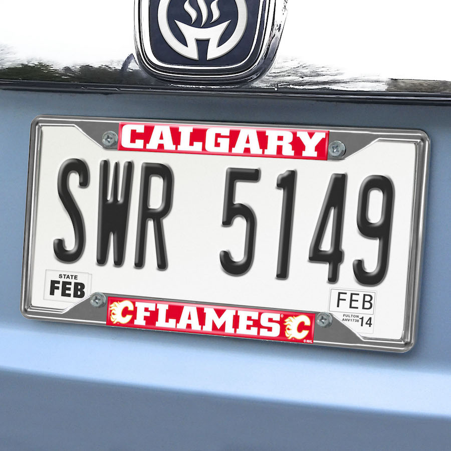 Calgary Flames License Plate Frame