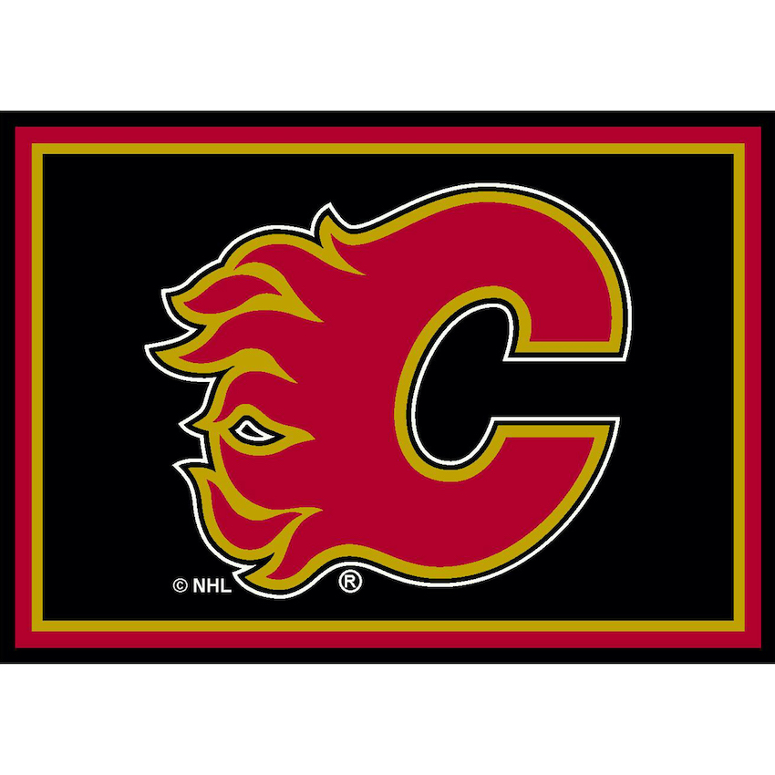 Calgary Flames 6 X 8 SPIRIT Rug