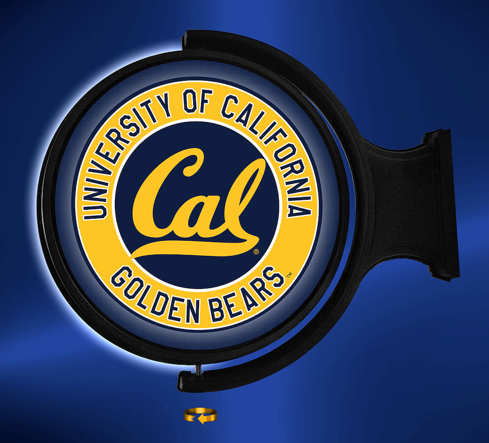 California Golden Bears LED Rotating Wall Sign ~ WORD