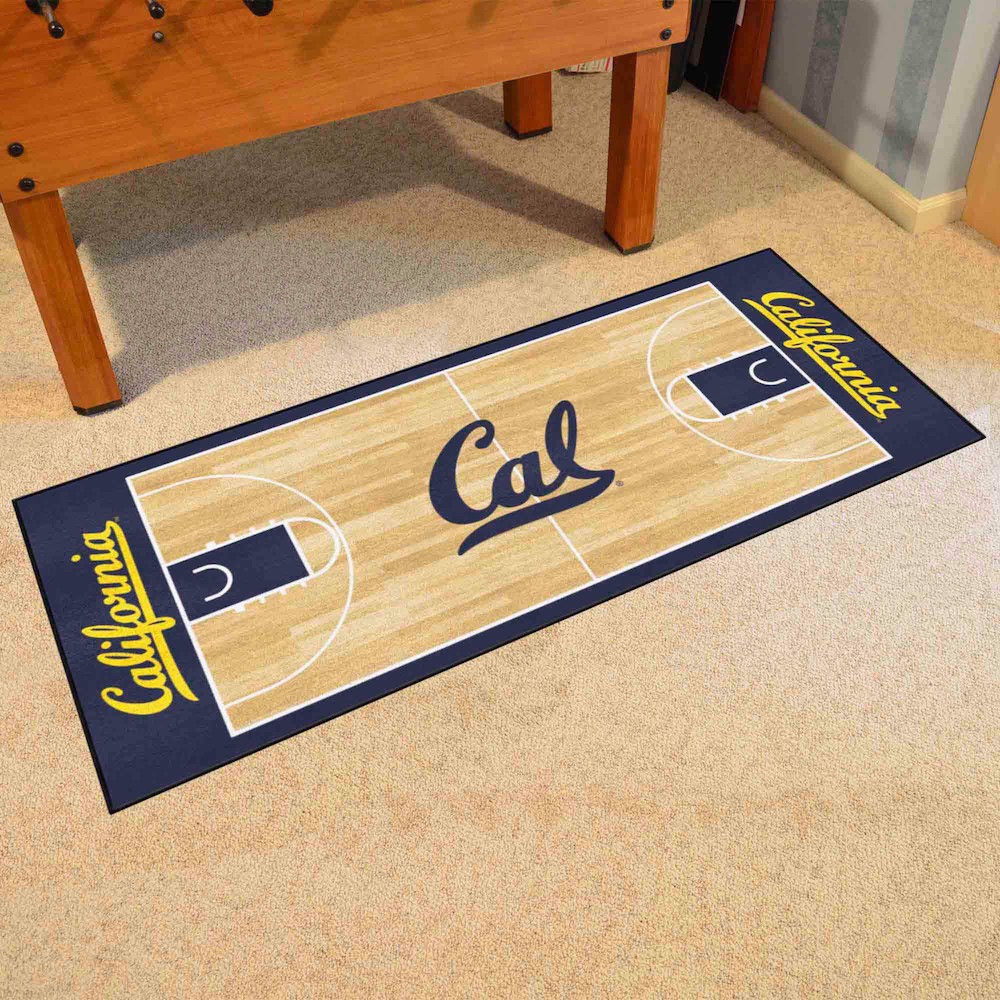 California Golden Bears 30 x 72 Basketball Court Carpet Runner