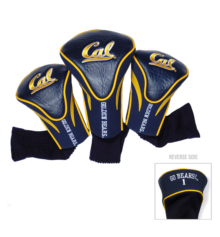 California Golden Bears 3 Pack Contour Headcovers