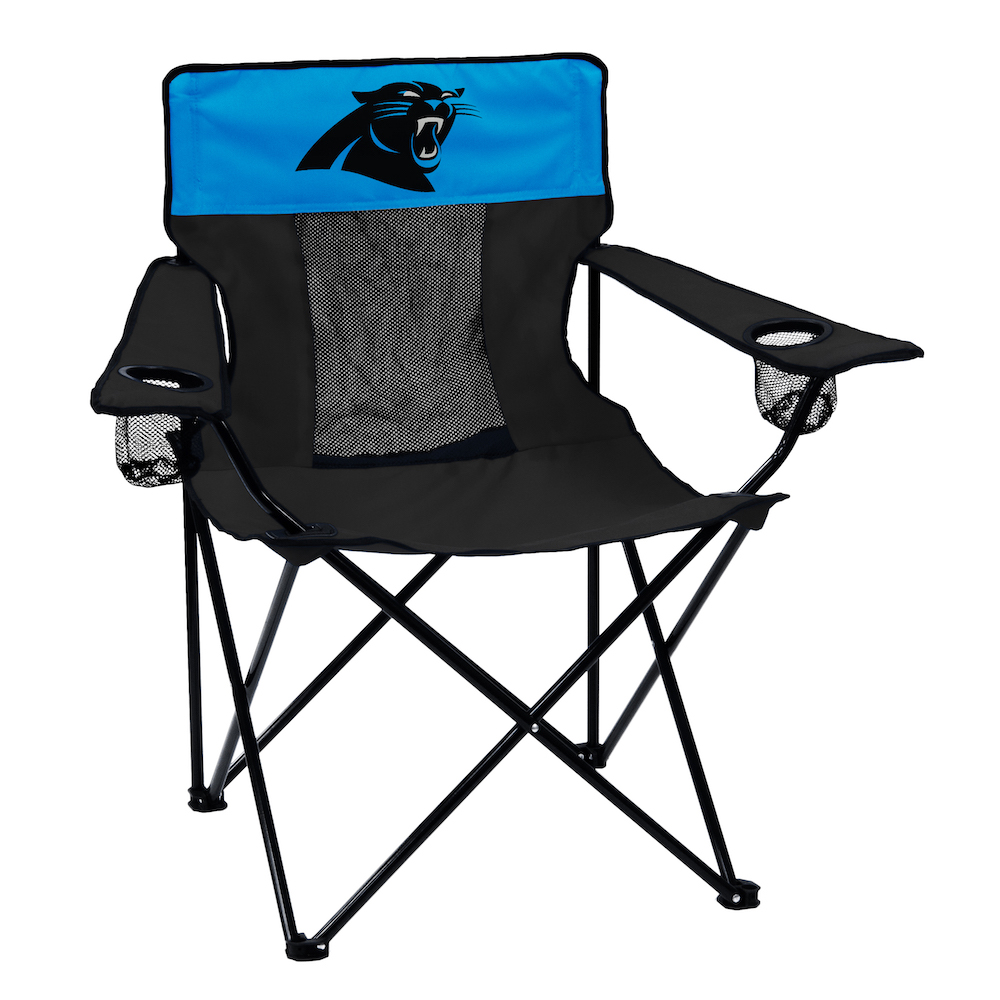 Carolina Panthers ELITE logo folding camp style chair