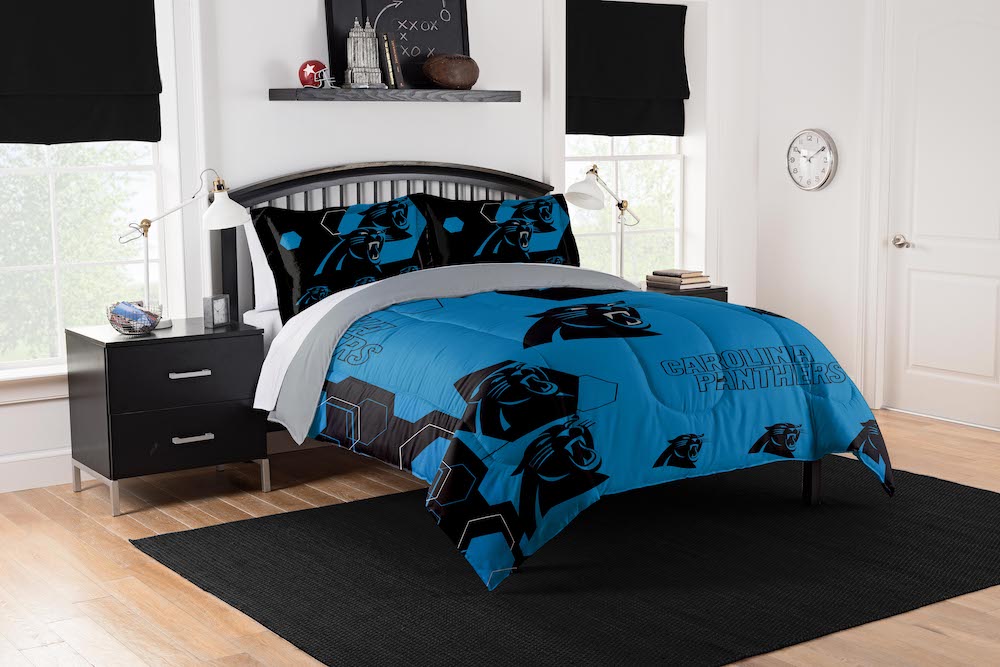 Carolina Panthers KING size Comforter and 2 Shams