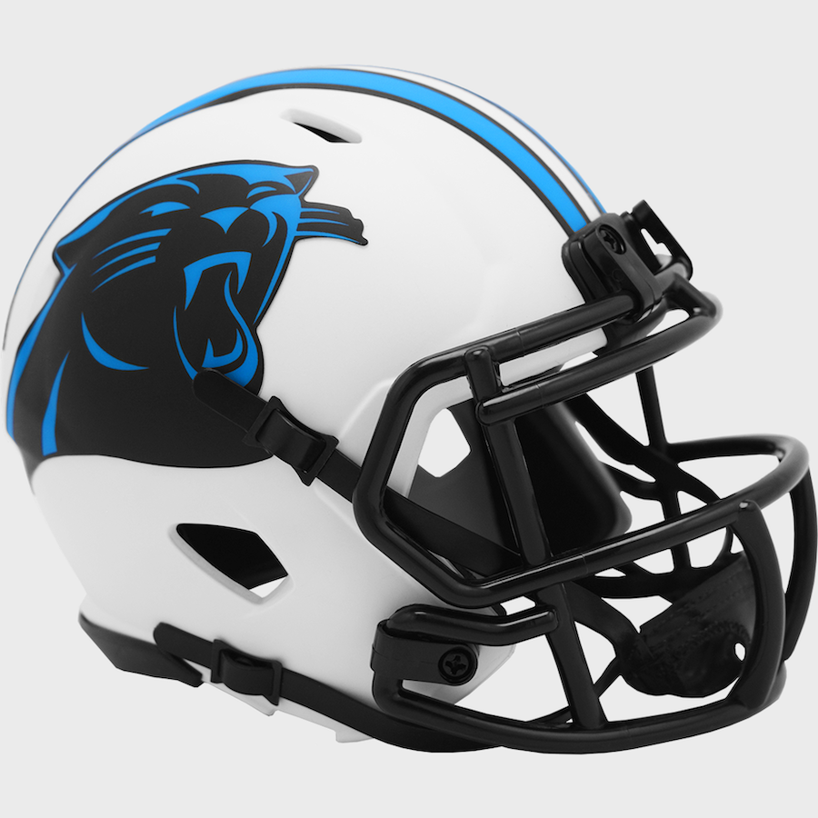 Carolina Panthers Mini Speed LUNAR Collectible Helmet