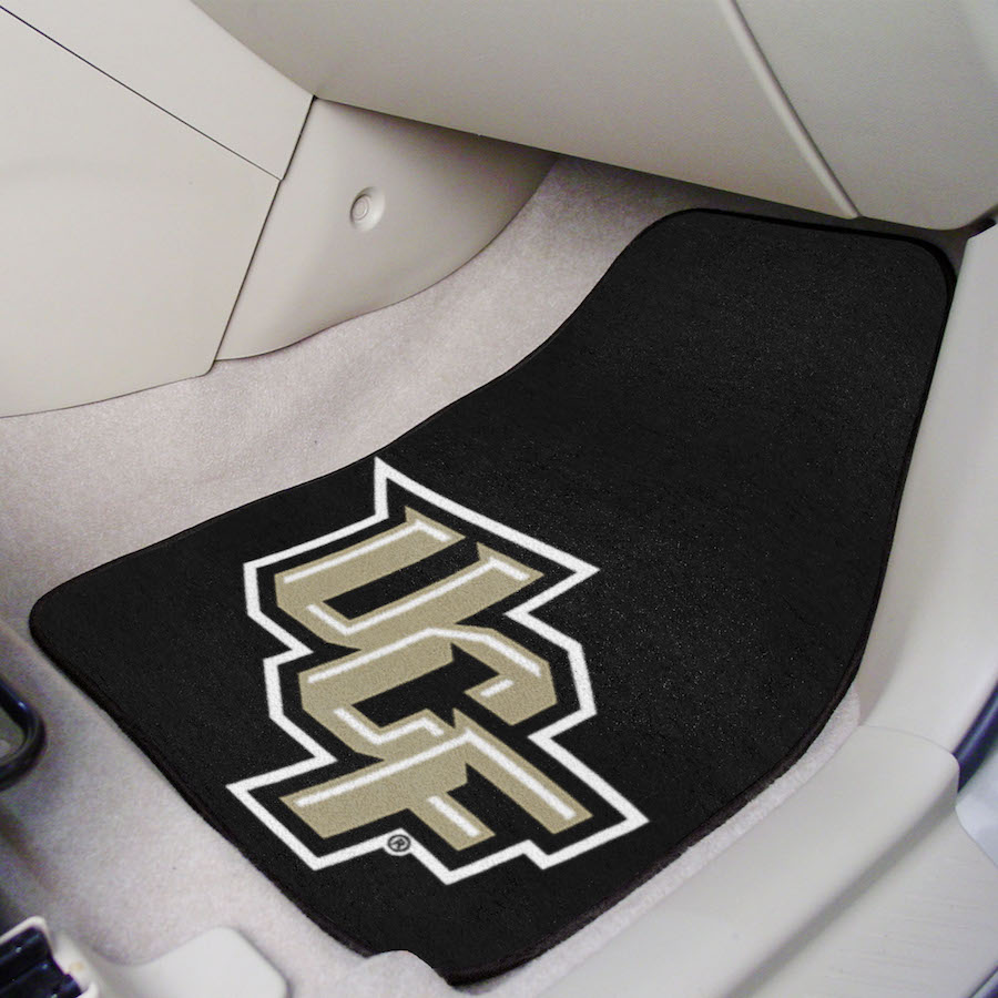 Central Florida Knights Car Floor Mats 18 x 27 Carpeted-Pair
