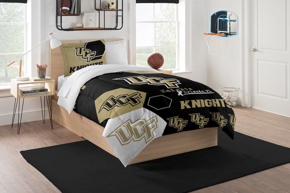 Central Florida Knights Twin Comforter Set with Sham