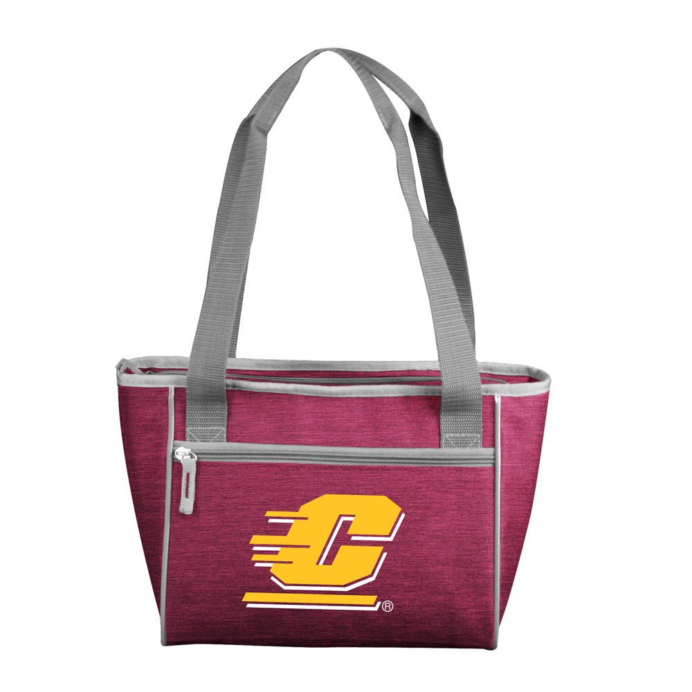 Central Michigan Chippewas Crosshatch 16 Can Cooler Tote