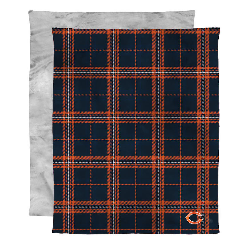 Chicago Bears 2 Ply MINK Throw Blanket