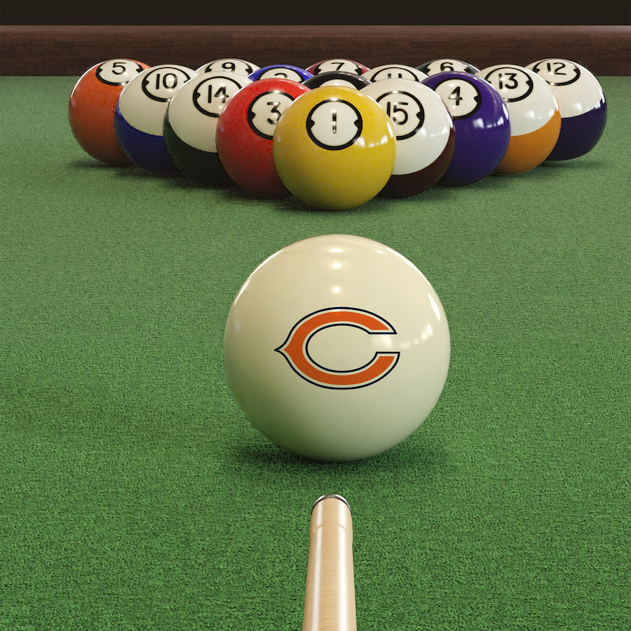 Chicago Bears Billiards Cue Ball