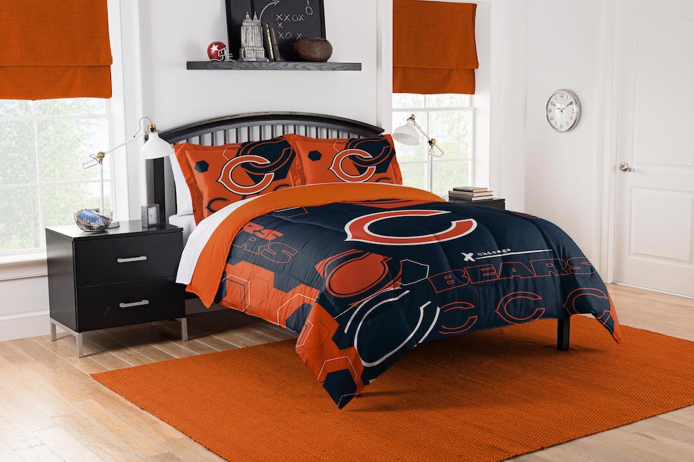 Chicago Bears KING size Comforter and 2 Shams