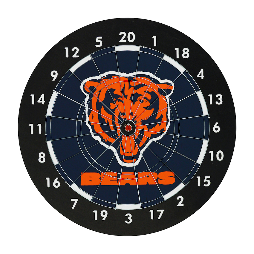 Chicago Bears Dart Board Gift Set