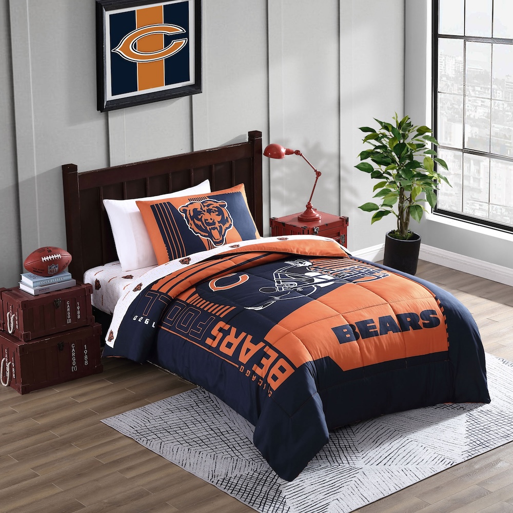 Chicago Bears TWIN Bed in a Bag Set