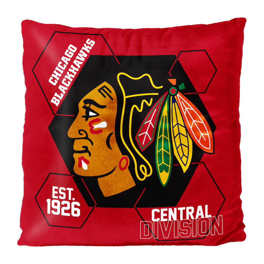 Chicago Blackhawks Velvet REVERSE Pillow