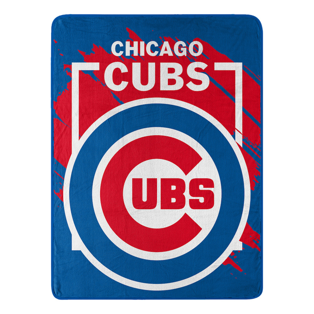 Chicago Cubs Micro Raschel 50 x 60 Team Blanket