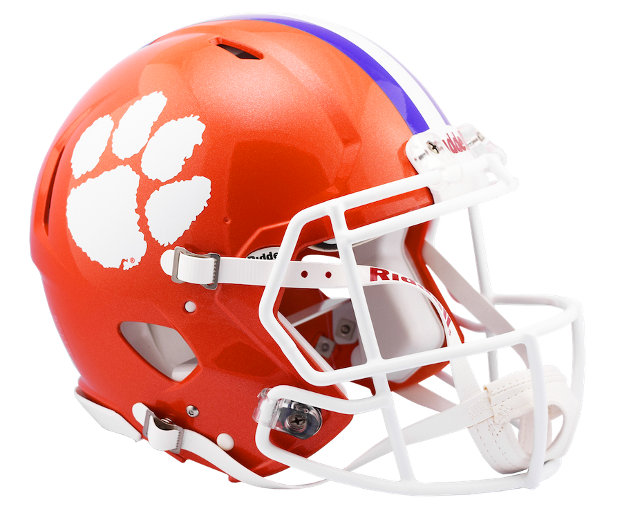 Clemson Tigers SPEED Revolution Authentic Football Helmet