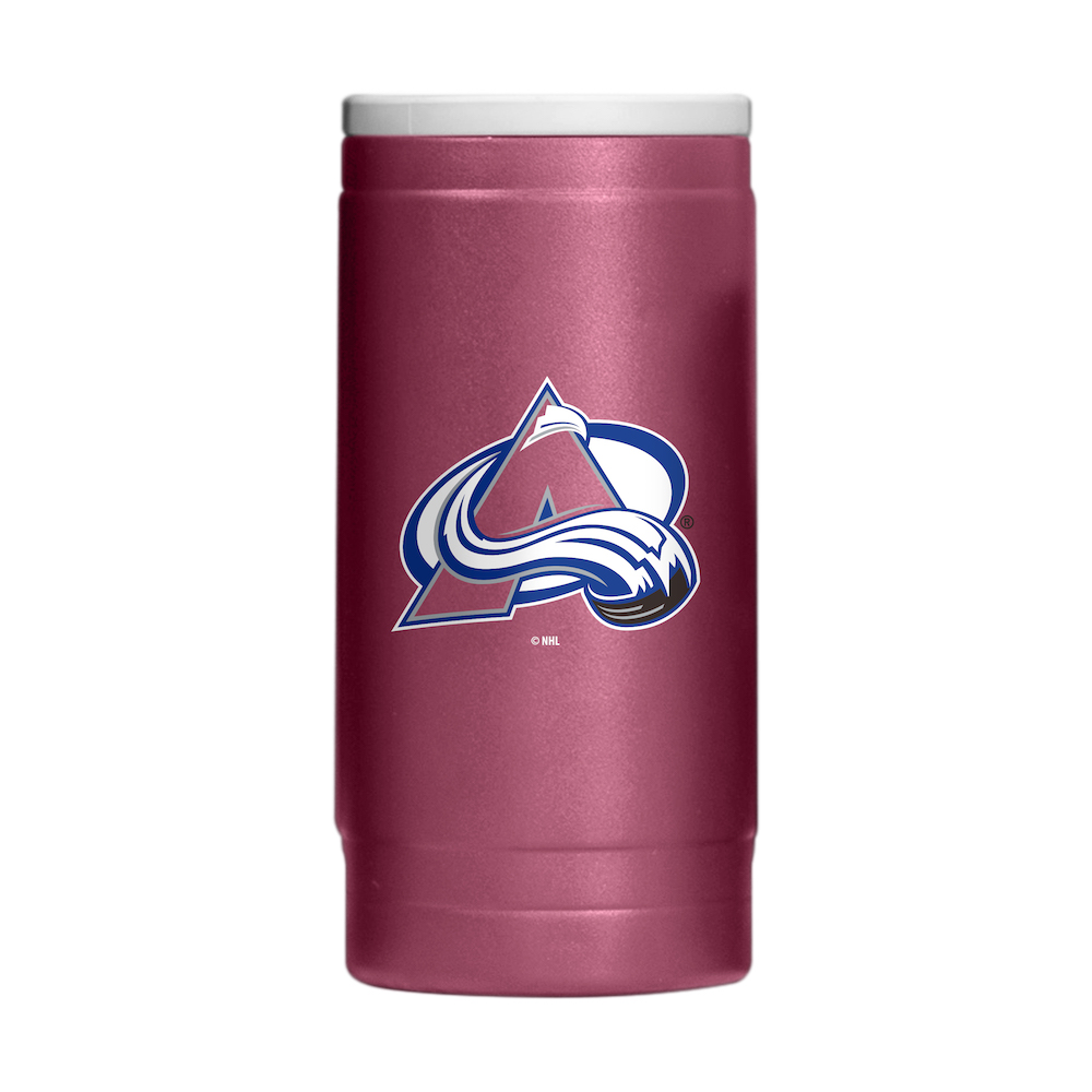 Colorado Avalanche Powder Coated 12 oz. Slim Can Coolie