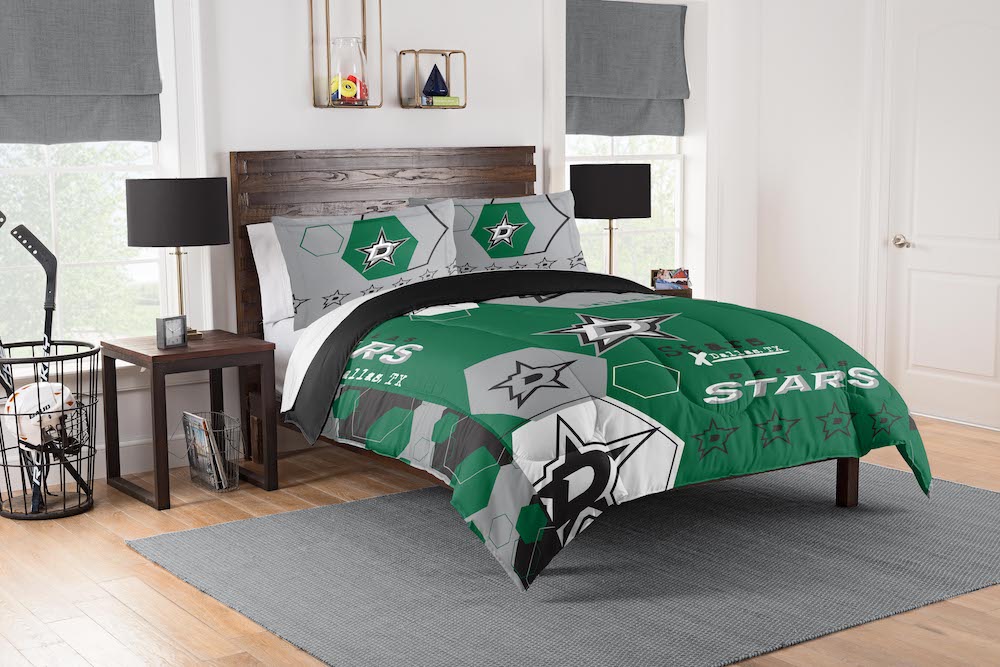 Dallas Stars QUEEN/FULL size Comforter and 2 Shams
