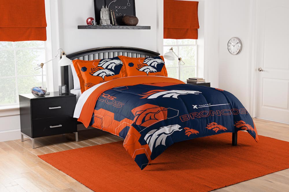 Denver Broncos KING size Comforter and 2 Shams