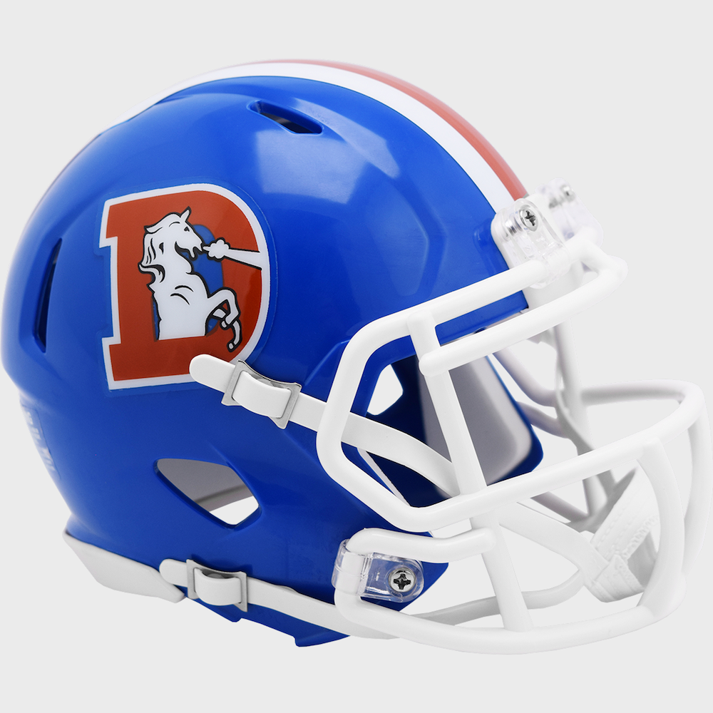 Denver Broncos NFL Throwback 1976-1996 Mini Helmet