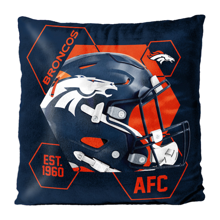 Denver Broncos Velvet REVERSE Pillow
