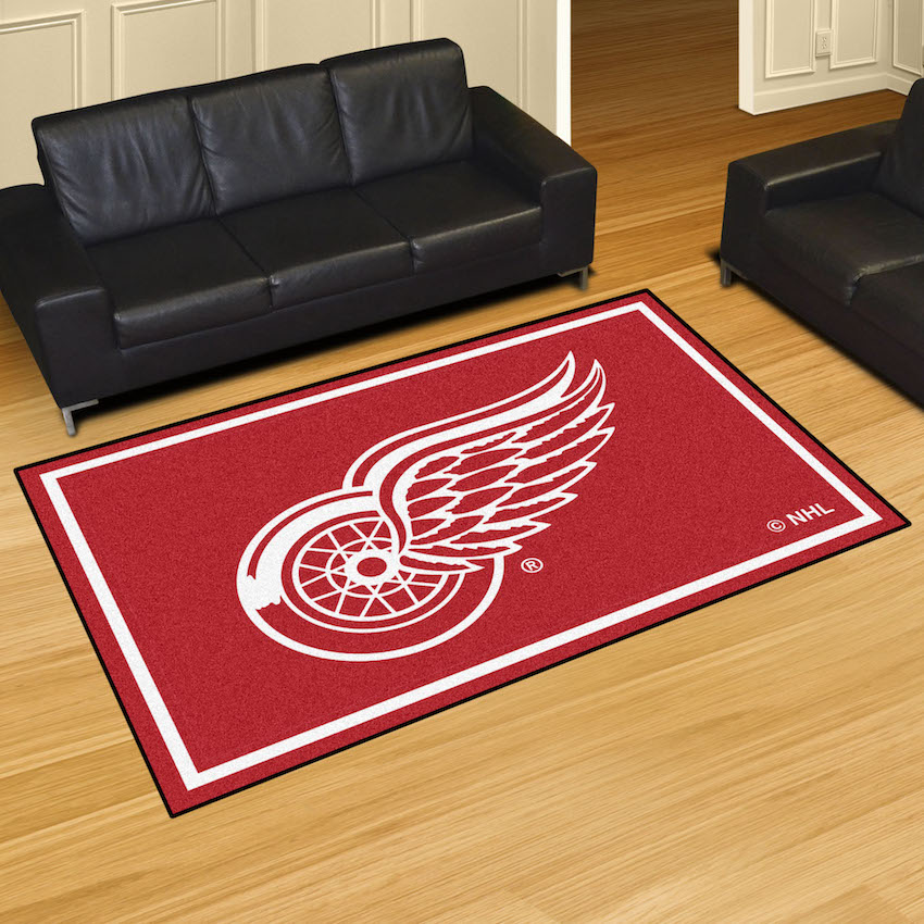 Detroit Red Wings 5x8 Area Rug
