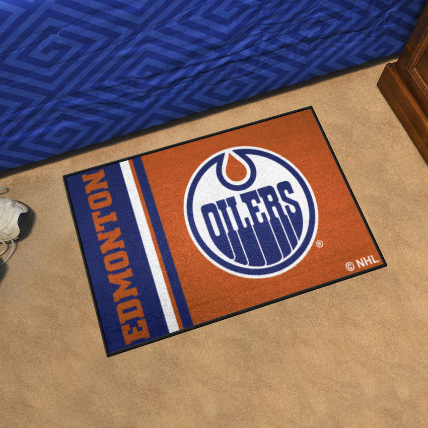 Edmonton Oilers 20 x 30 Uniform Inspired Starter Rug