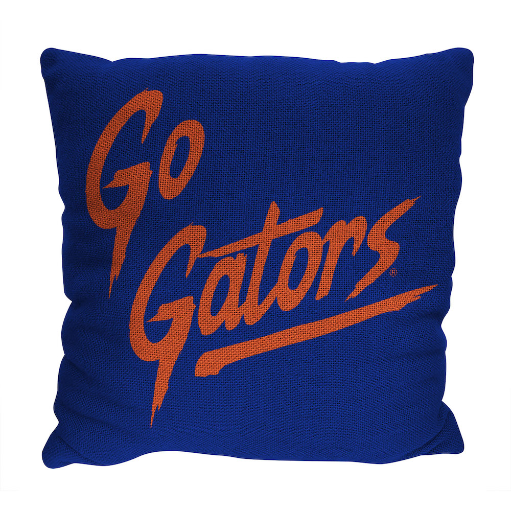 Florida Gators Double Sided INVERT Woven Pillow