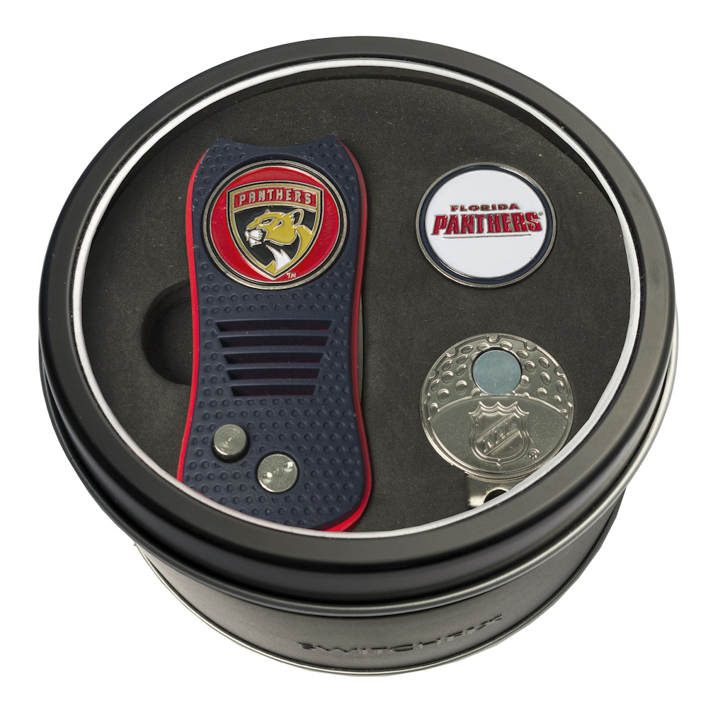 Florida Panthers Switchblade Divot Tool Cap Clip and Ball Marker Gift Pack