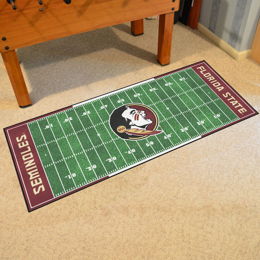 Florida State Seminoles 30 x 72 Football Field Carpet Runner